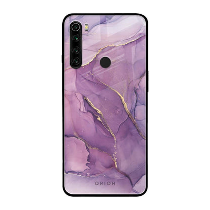 Purple Gold Marble Xiaomi Redmi Note 8 Glass Back Cover Online
