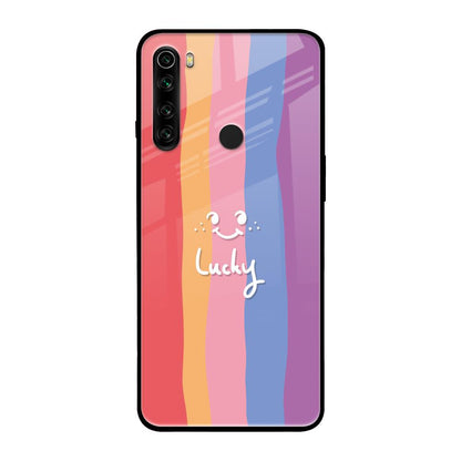 Lucky Abstract Xiaomi Redmi Note 8 Glass Back Cover Online