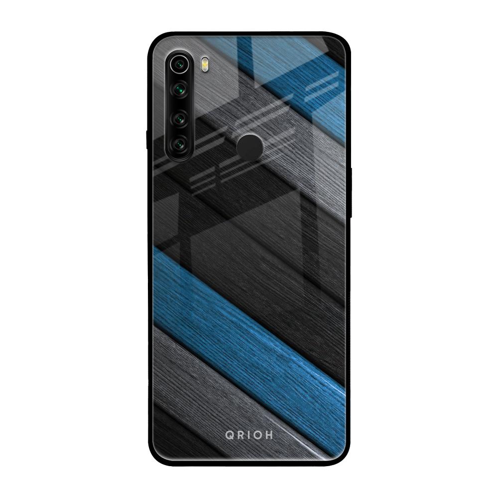 Multicolor Wooden Effect Xiaomi Redmi Note 8 Glass Back Cover Online