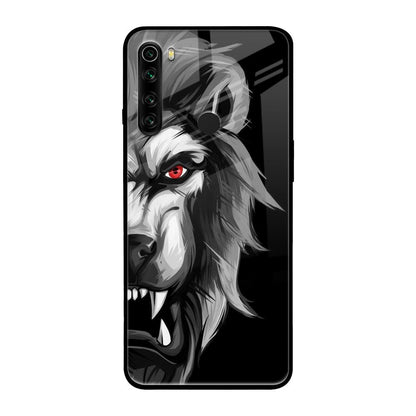 Wild Lion Xiaomi Redmi Note 8 Glass Back Cover Online