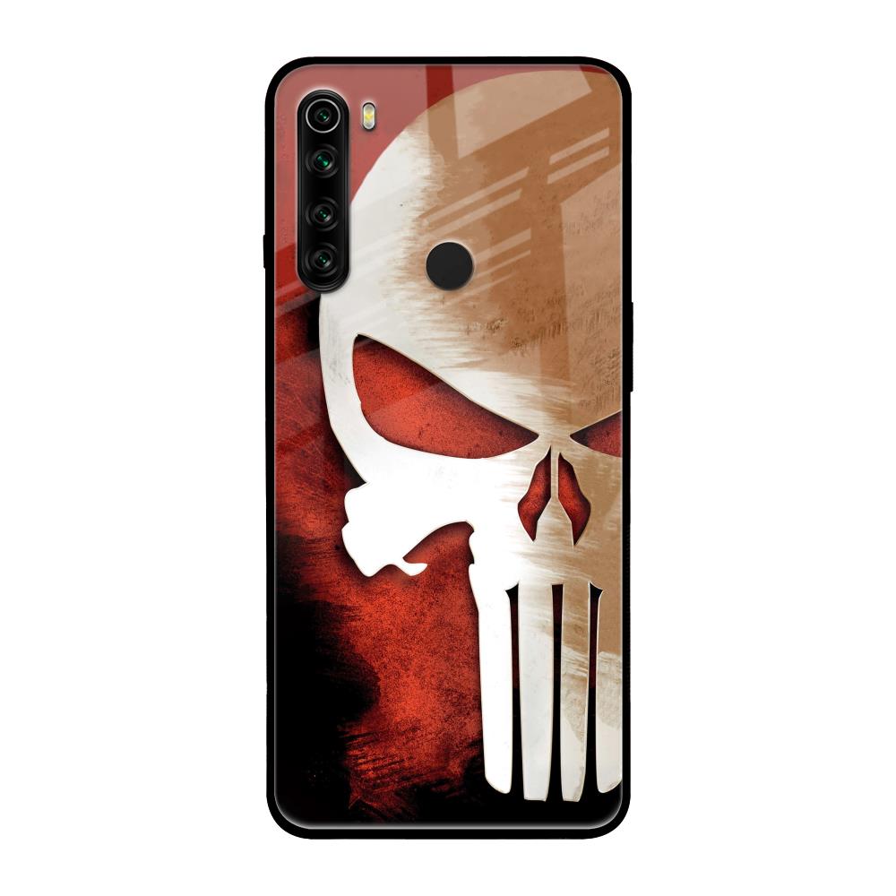 Red Skull Xiaomi Redmi Note 8 Glass Back Cover Online