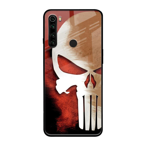 Red Skull Xiaomi Redmi Note 8 Glass Back Cover Online