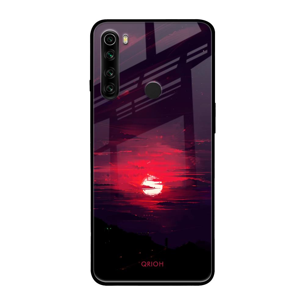 Morning Red Sky Xiaomi Redmi Note 8 Glass Cases & Covers Online