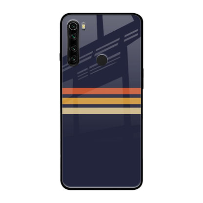 Tricolor Stripes Xiaomi Redmi Note 8 Glass Cases & Covers Online