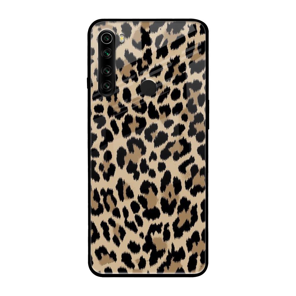 Leopard Seamless Xiaomi Redmi Note 8 Glass Cases & Covers Online