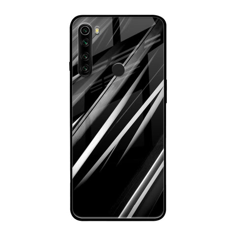 Black & Grey Gradient Xiaomi Redmi Note 8 Glass Cases & Covers Online