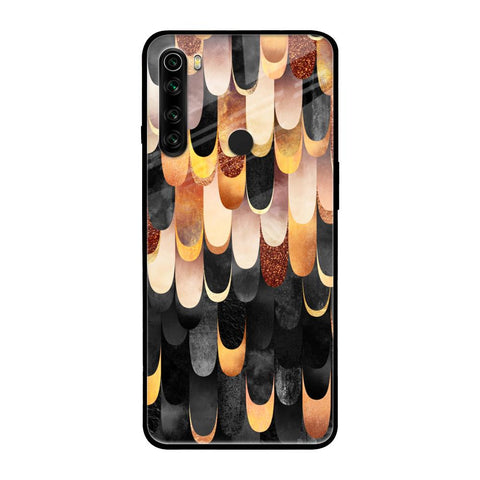 Bronze Abstract Xiaomi Redmi Note 8 Glass Cases & Covers Online