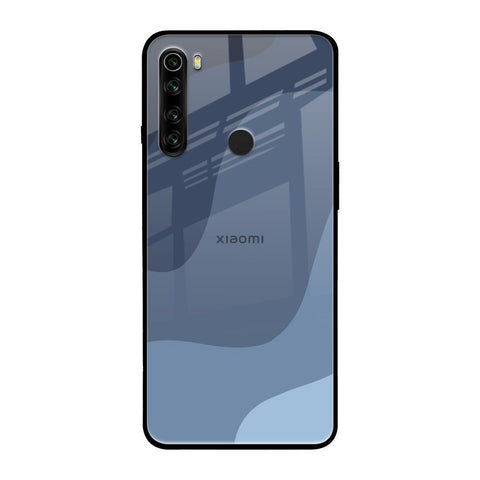 Navy Blue Ombre Xiaomi Redmi Note 8 Glass Back Cover Online