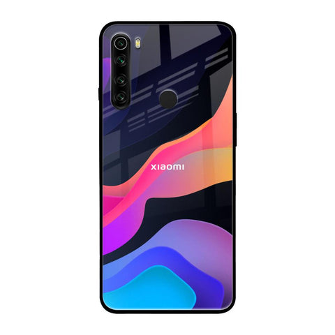 Colorful Fluid Xiaomi Redmi Note 8 Glass Back Cover Online