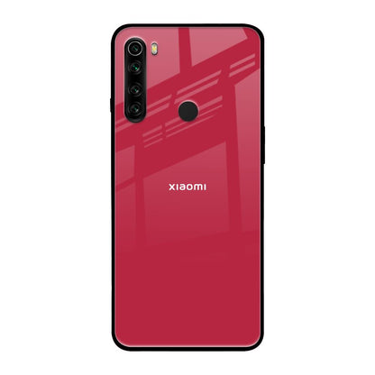 Solo Maroon Xiaomi Redmi Note 8 Glass Back Cover Online