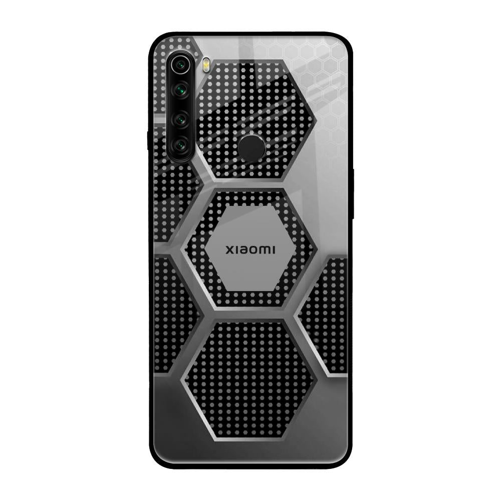 Hexagon Style Xiaomi Redmi Note 8 Glass Back Cover Online