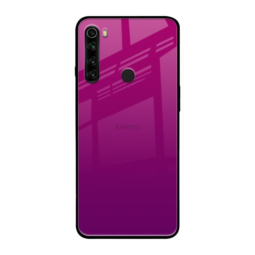 Magenta Gradient Xiaomi Redmi Note 8 Glass Back Cover Online