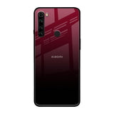 Wine Red Xiaomi Redmi Note 8 Glass Back Cover Online