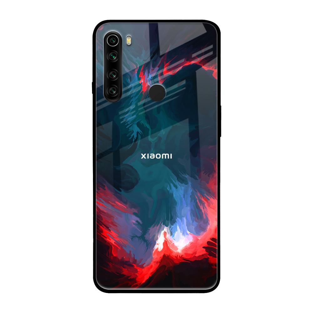 Brush Art Xiaomi Redmi Note 8 Glass Back Cover Online
