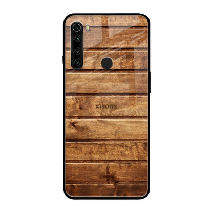Wooden Planks Xiaomi Redmi Note 8 Glass Back Cover Online