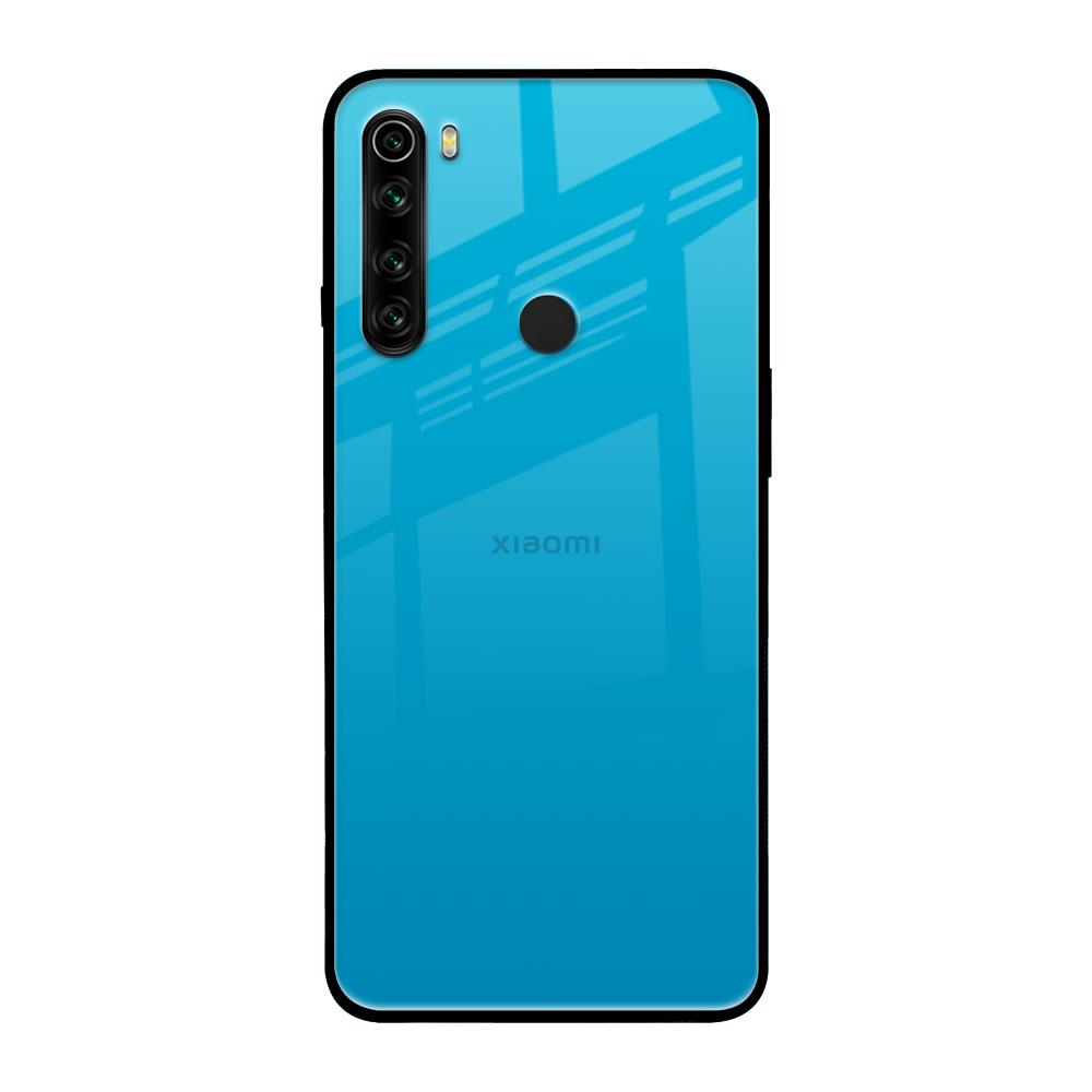 Blue Aqua Xiaomi Redmi Note 8 Glass Back Cover Online