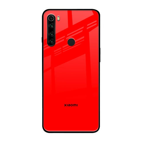 Blood Red Xiaomi Redmi Note 8 Glass Back Cover Online
