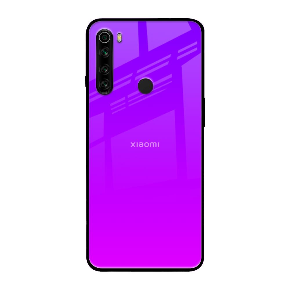 Purple Pink Xiaomi Redmi Note 8 Glass Back Cover Online