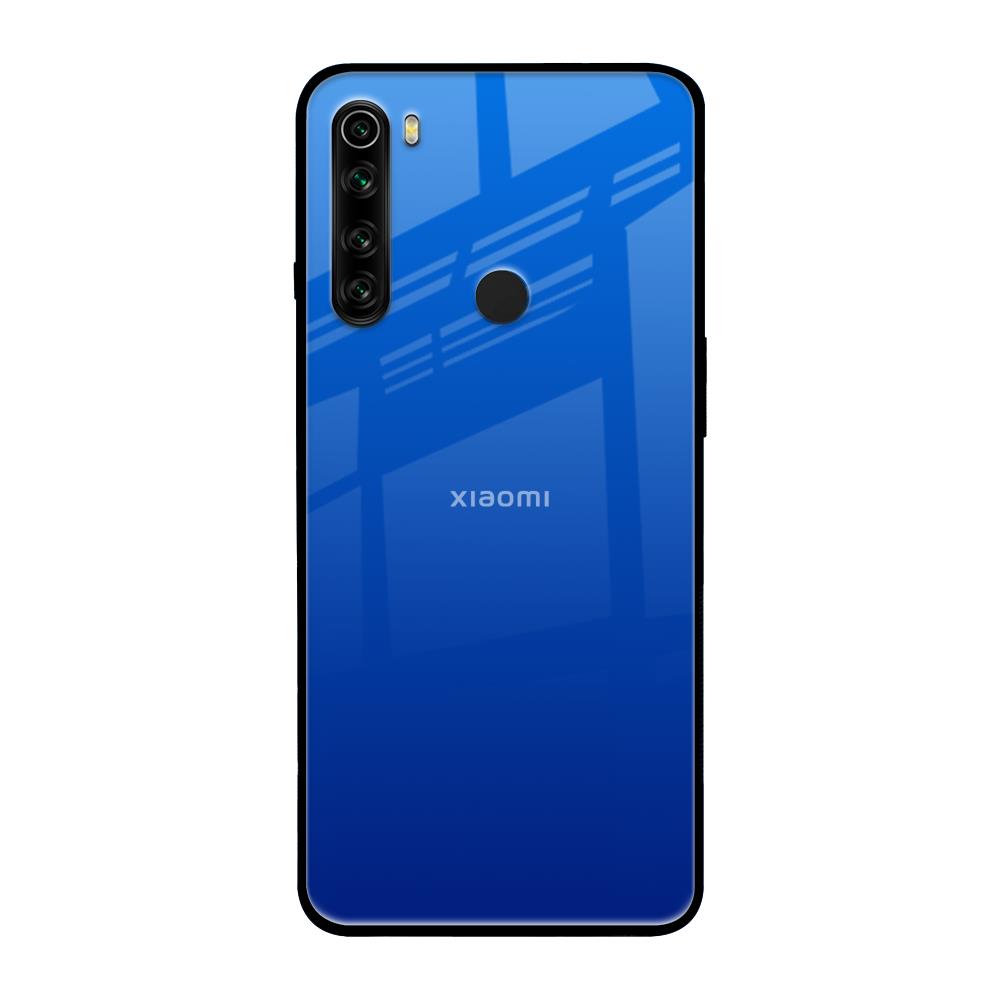 Egyptian Blue Xiaomi Redmi Note 8 Glass Back Cover Online