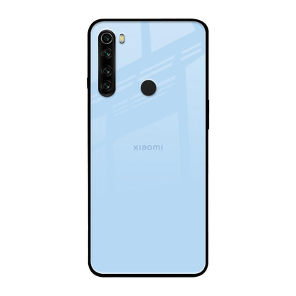 Pastel Sky Blue Xiaomi Redmi Note 8 Glass Back Cover Online
