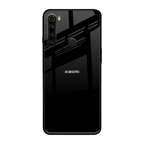 Jet Black Xiaomi Redmi Note 8 Glass Back Cover Online