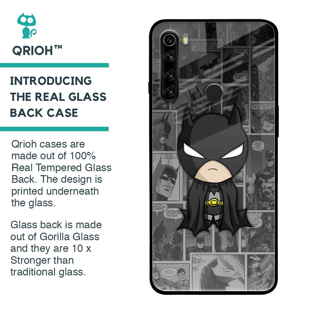 Cartoon Art Glass Case for Xiaomi Redmi Note 8