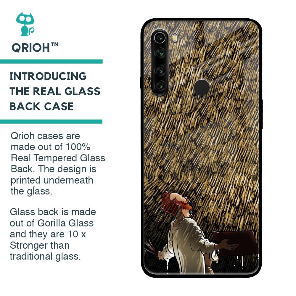 Rain Festival Glass Case for Xiaomi Redmi Note 8