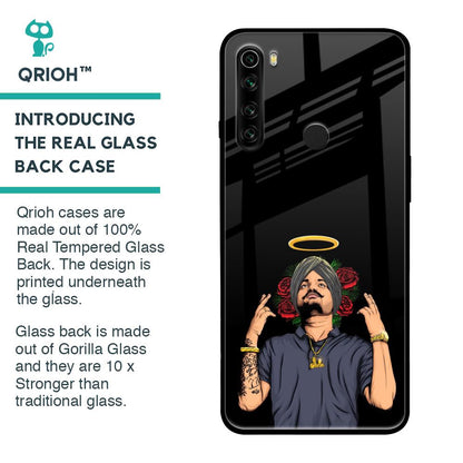 Punjabi Singer Poster Glass Case for Xiaomi Redmi Note 8