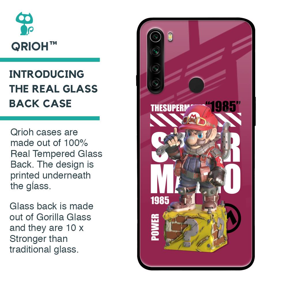Gangster Hero Glass Case for Xiaomi Redmi Note 8