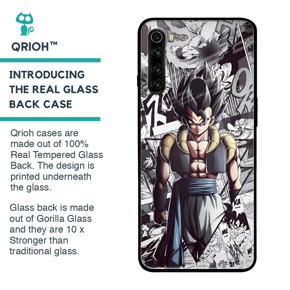 Dragon Anime Art Glass Case for Xiaomi Redmi Note 8