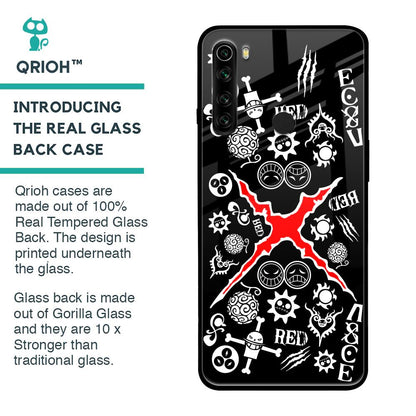 Red Zone Glass Case for Xiaomi Redmi Note 8