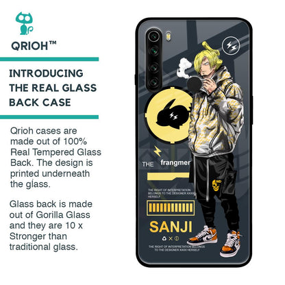 Cool Sanji Glass Case for Xiaomi Redmi Note 8