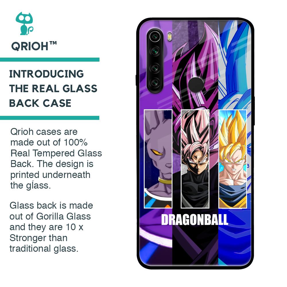 DGBZ Glass Case for Xiaomi Redmi Note 8