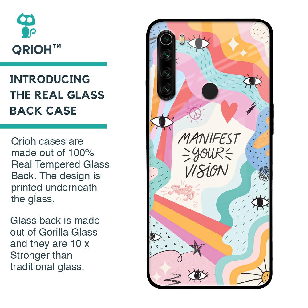 Vision Manifest Glass Case for Xiaomi Redmi Note 8