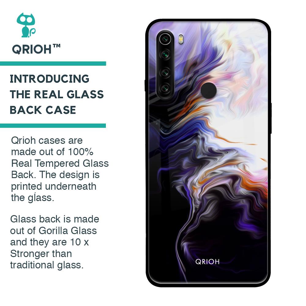 Enigma Smoke Glass Case for Xiaomi Redmi Note 8