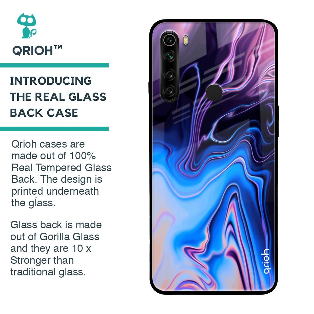 Psychic Texture Glass Case for Xiaomi Redmi Note 8
