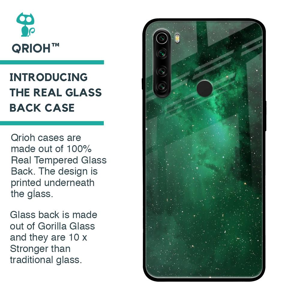 Emerald Firefly Glass Case For Xiaomi Redmi Note 8