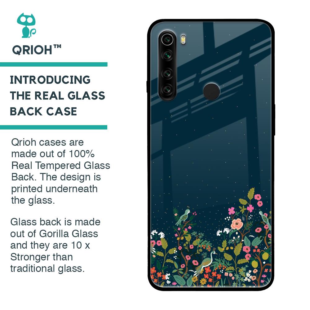 Small Garden Glass Case For Xiaomi Redmi Note 8