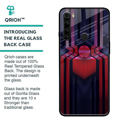 Super Art Logo Glass Case For Xiaomi Redmi Note 8