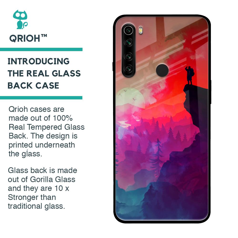 Dream So High Glass Case For Xiaomi Redmi Note 8