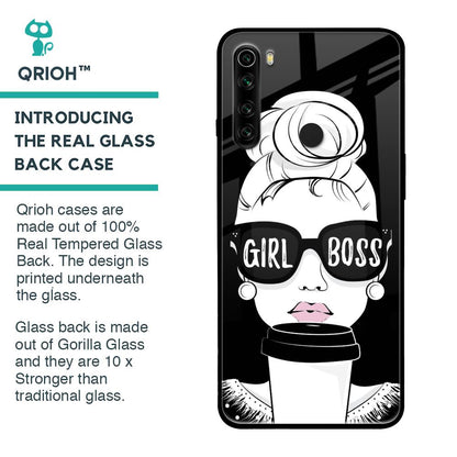 Girl Boss Glass Case For Xiaomi Redmi Note 8