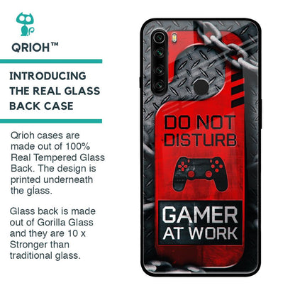 Do No Disturb Glass Case For Xiaomi Redmi Note 8