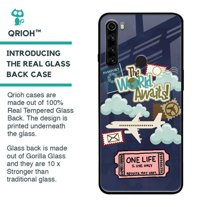 Tour The World Glass Case For Xiaomi Redmi Note 8