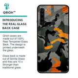 Camouflage Orange Glass Case For Xiaomi Redmi Note 8