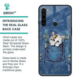 Kitty In Pocket Glass Case For Xiaomi Redmi Note 8