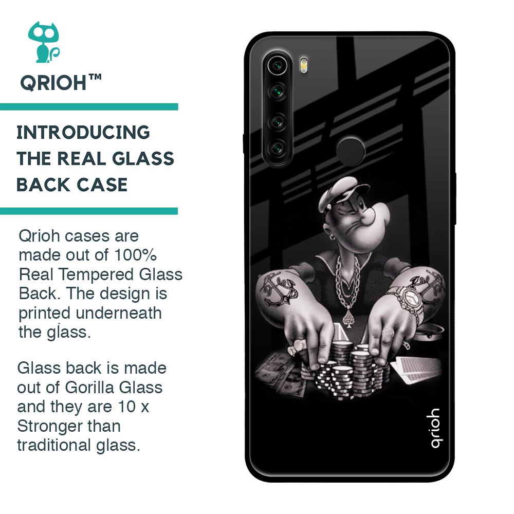 Gambling Problem Glass Case For Xiaomi Redmi Note 8