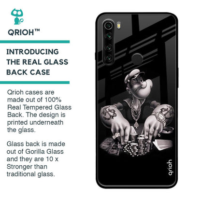 Gambling Problem Glass Case For Xiaomi Redmi Note 8