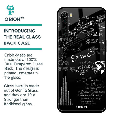 Funny Math Glass Case for Xiaomi Redmi Note 8