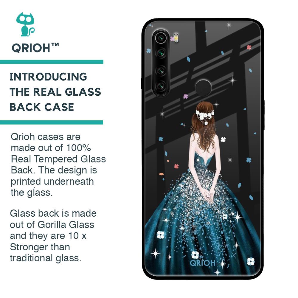 Queen Of Fashion Glass Case for Xiaomi Redmi Note 8