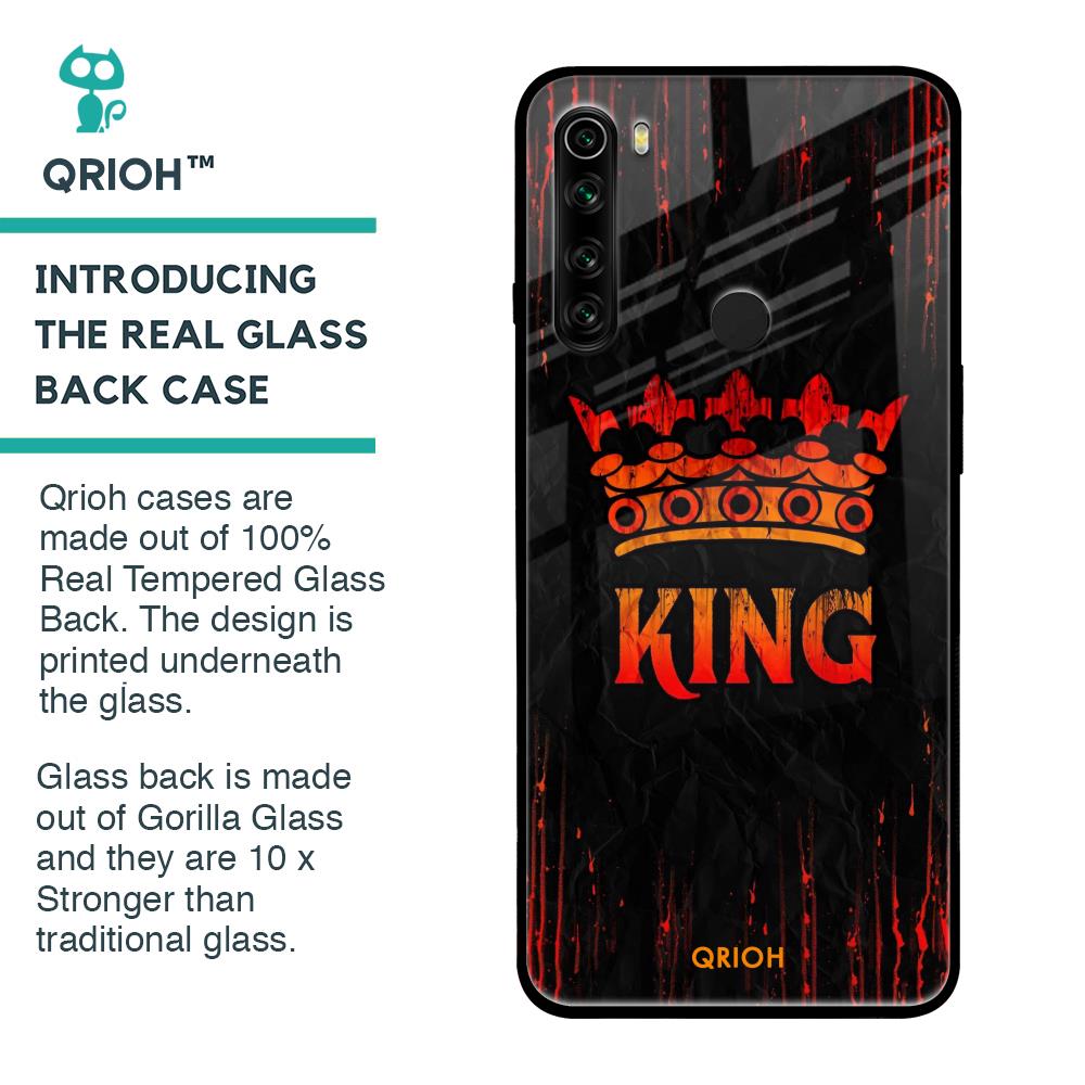 Royal King Glass Case for Xiaomi Redmi Note 8